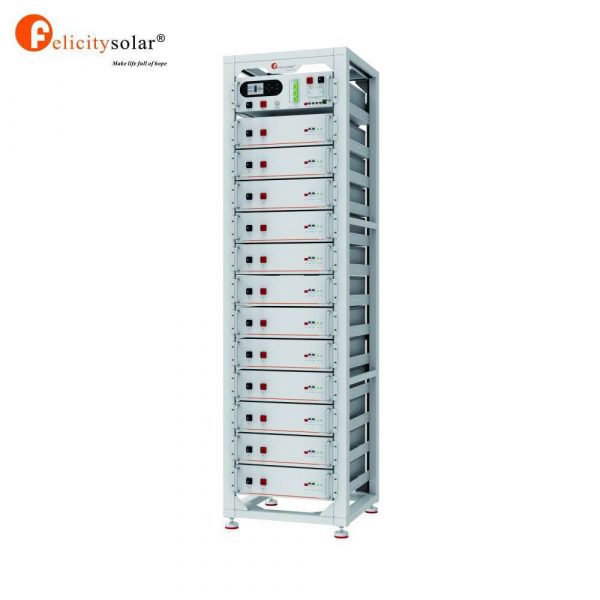 Felicity Solar High-Capacity Lithium Battery Rack