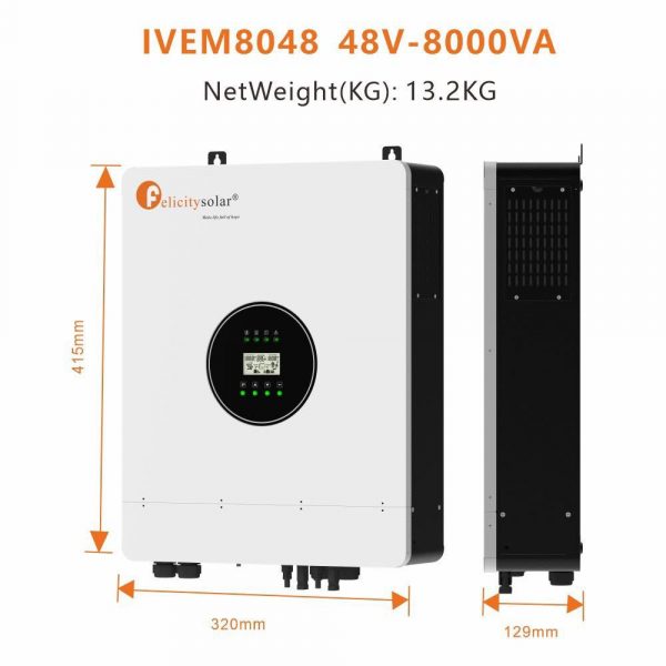 Felicity Solar 10KWH 48V 200Ah LiFePO4 Battery