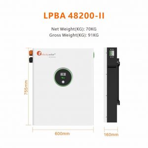 Felicity Solar LPBA 48200-II 48V 200Ah Wall-Mount Lithium Battery